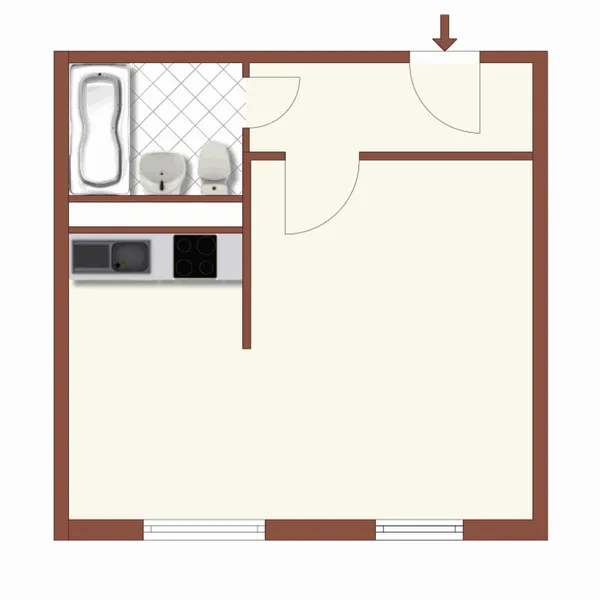 So macht wohnen Spaß: praktisches 1-Zi.-Appartment — photo 1